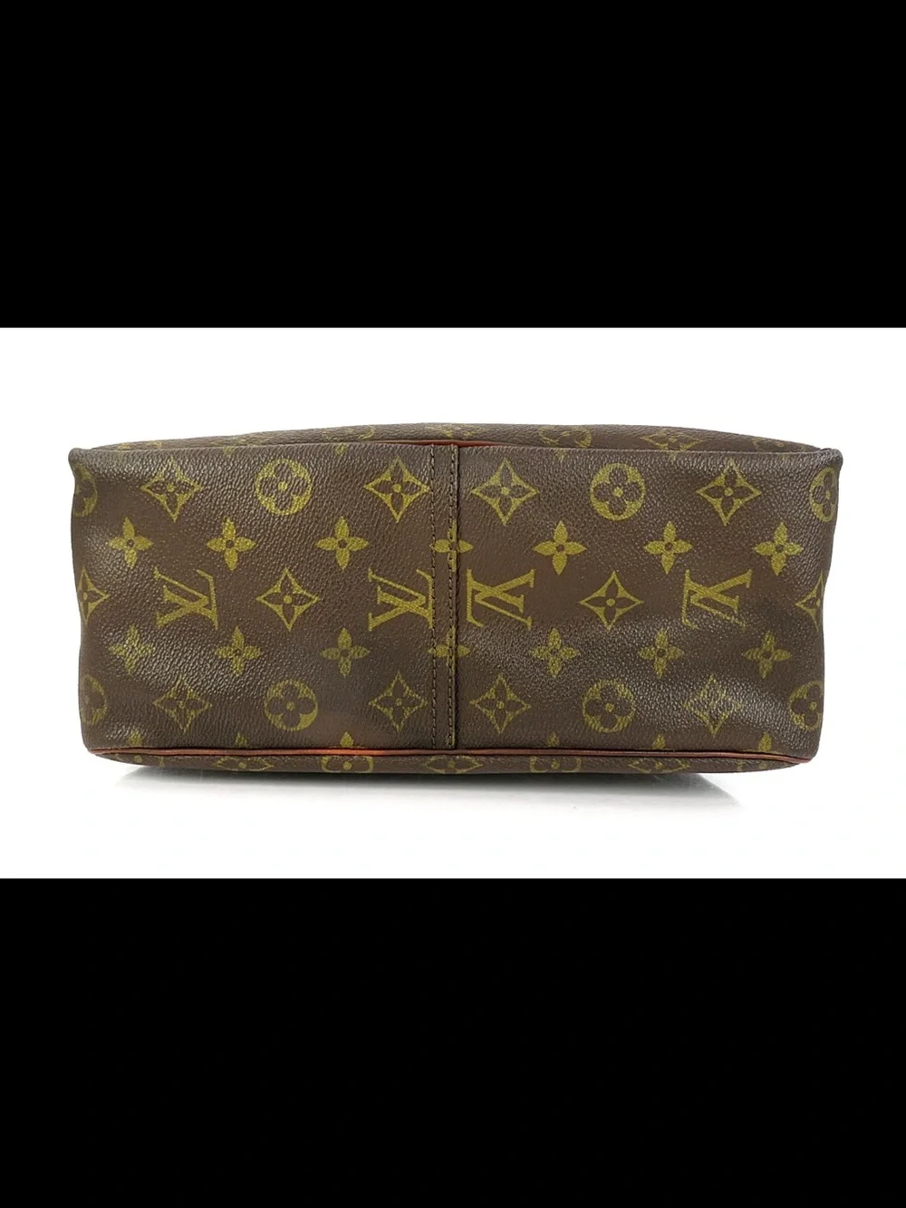 Louis Vuitton Monogram Canvas Messenger Bag in Brown and Gold